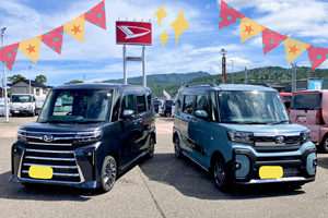 タントカスタムとタントファンクロスの特別仕様車の写真